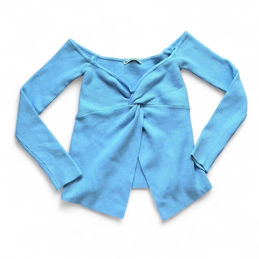 Women's Abercrombie & Fitch Blue Longsleeve Shirt